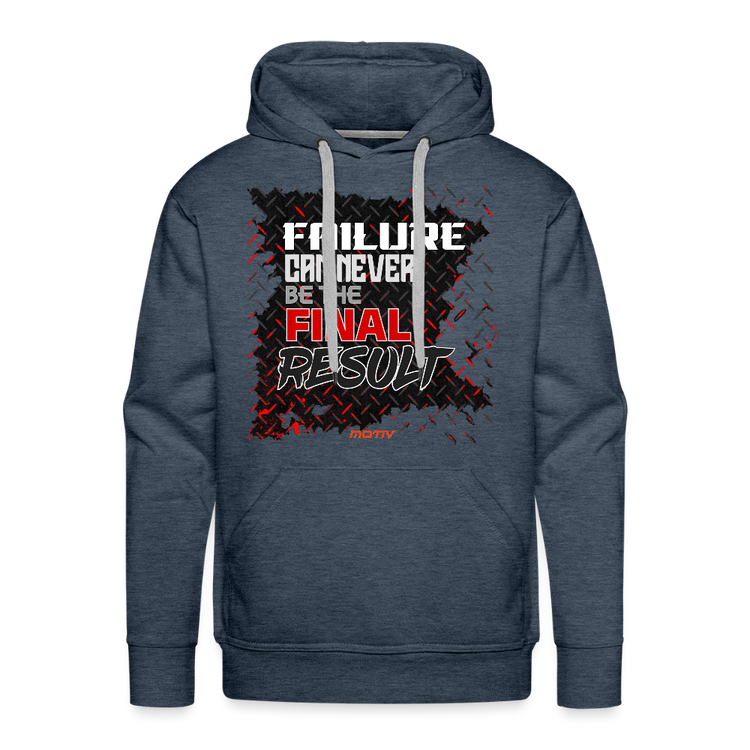 FINAL RESULT Premium Quality Hoodie - heather denim