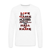 Lie Is A Game Premium Long Sleeve T-Shirt - white