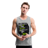 LIFE IS A GAME Men’s Premium Tank - heather gray