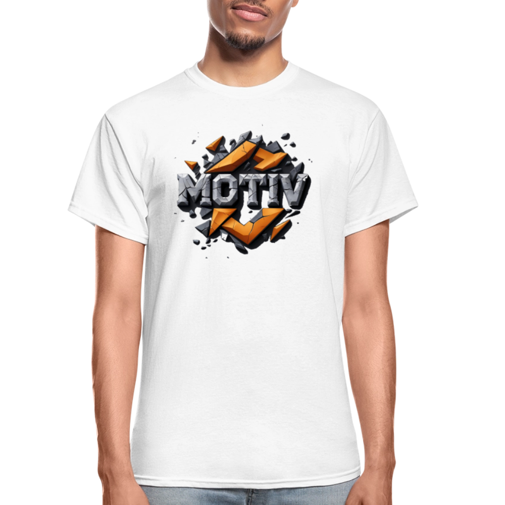 Brand Name MOTIV Ultra Cotton Adult T-Shirt - white