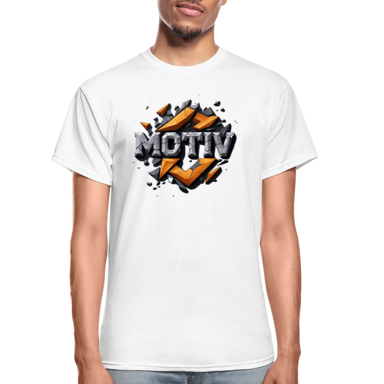 Brand Name MOTIV Ultra Cotton Adult T-Shirt - white