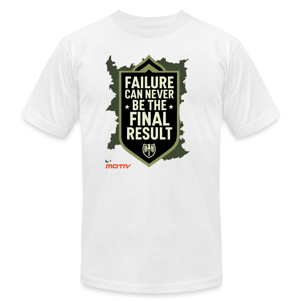 Final Result Jersey T-Shirt by Bella + Canvas - white