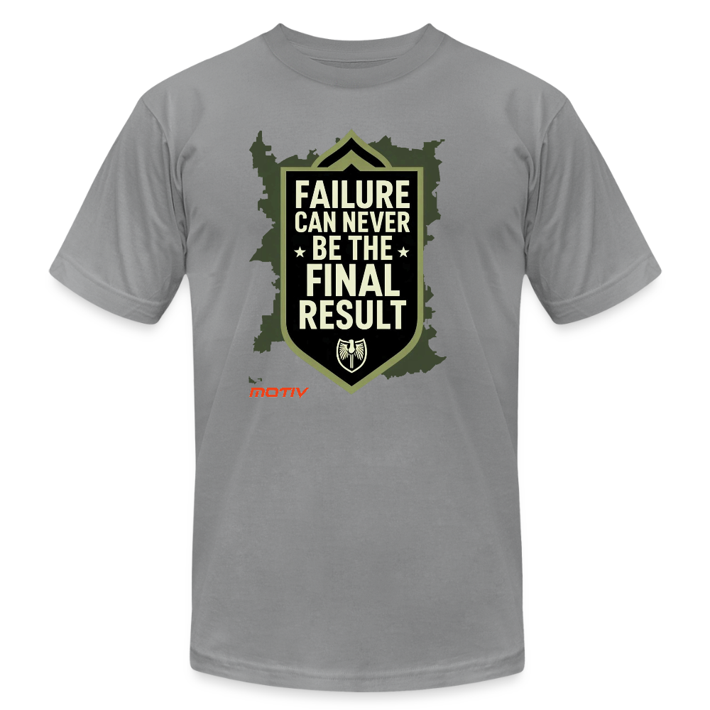 Final Result Jersey T-Shirt by Bella + Canvas - slate