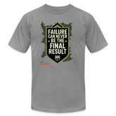 Final Result Jersey T-Shirt by Bella + Canvas - slate