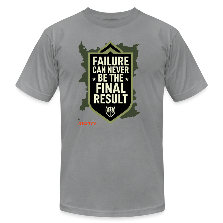 Final Result Jersey T-Shirt by Bella + Canvas - slate