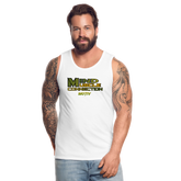 Mind Muscle Connection Men’s Premium Tank - white