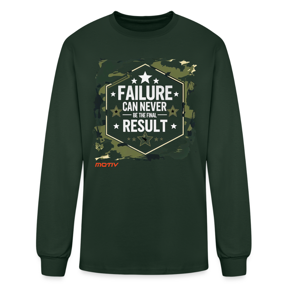 FINAL RESULT Men's Long Sleeve T-Shirt - forest green