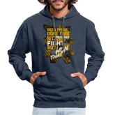 Been There Done That premium Hoodie - indigo heather/asphalt