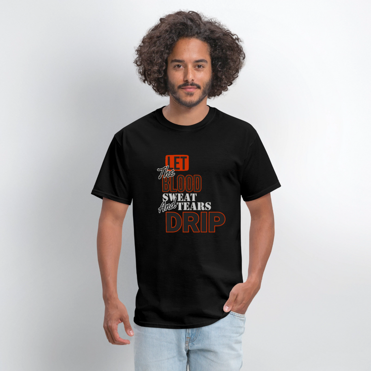 Blood, Sweat & Tears Half Sleeve Premium Tee - black