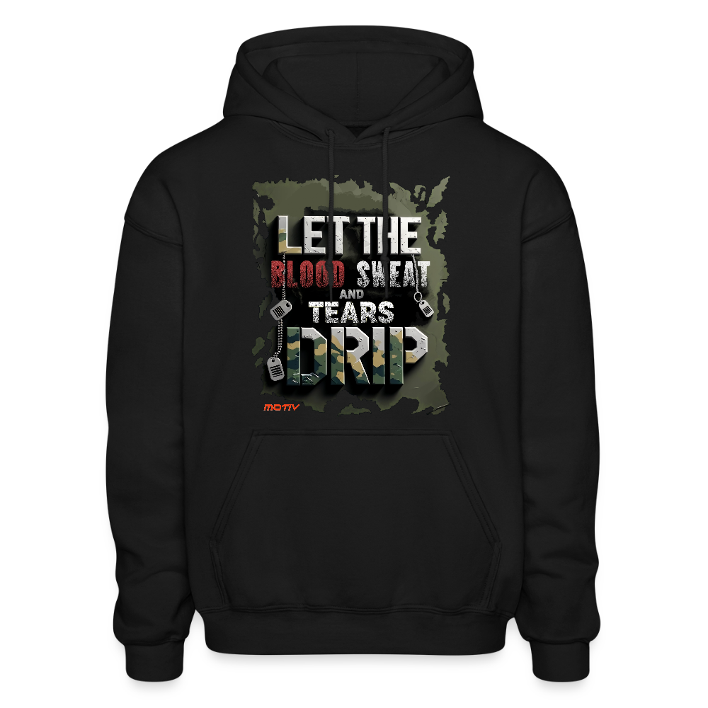 BLOOD SWEAT & TEARS Heavy Blend Adult Hoodie - black