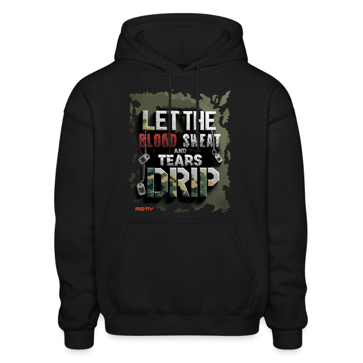 BLOOD SWEAT & TEARS Heavy Blend Adult Hoodie - black