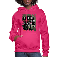 BLOOD SWEAT AND TEARS Women's Premium Quality  Hoodie - fuchsia