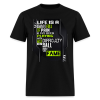 LIFE IS A GAME Men's T-Shirt | GILDAN 5000 - black
