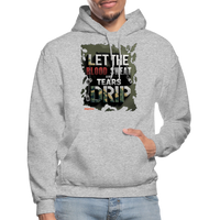 BLOOD SWEAT & TEARS Heavy Blend Adult Hoodie - heather gray