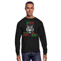 WILL TO RESIST PALESTINE Edition Men's Long Sleeve T-Shirt - black