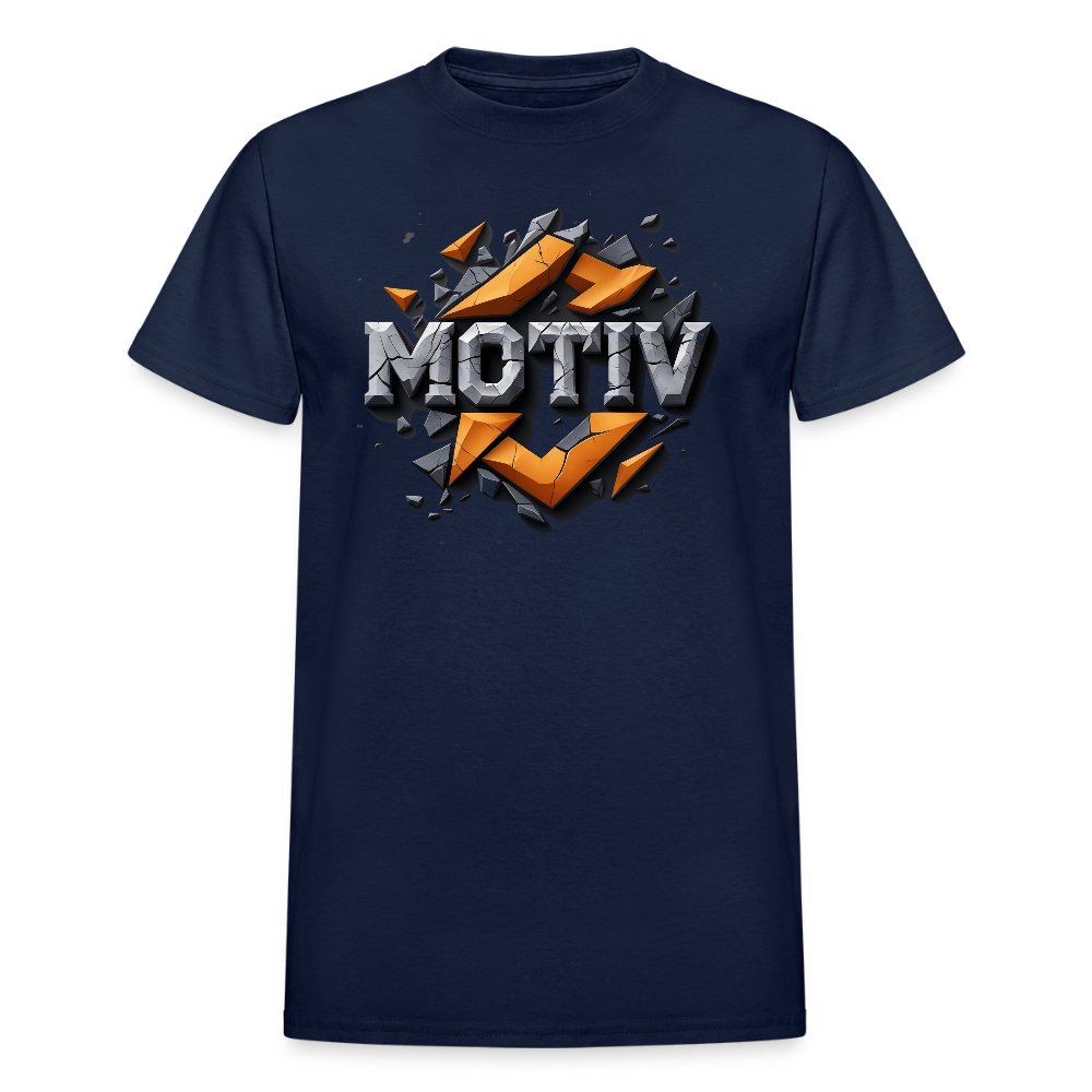 Brand Name MOTIV Ultra Cotton Adult T-Shirt - navy