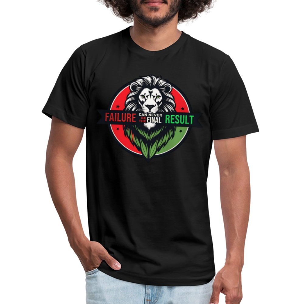 THE FINAL RESULT  PALESTINE Edition Jersey T-Shirt by Bella + Canvas - black