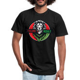 THE FINAL RESULT  PALESTINE Edition Jersey T-Shirt by Bella + Canvas - black