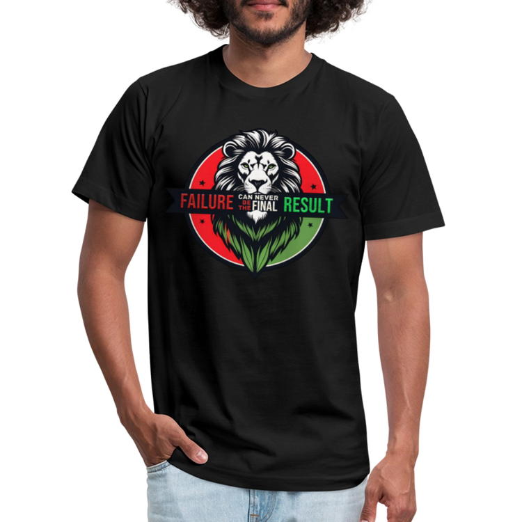 THE FINAL RESULT  PALESTINE Edition Jersey T-Shirt by Bella + Canvas - black
