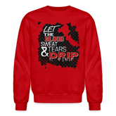 BLOOD SWEAT & TEARS Crewneck Sweatshirt - red