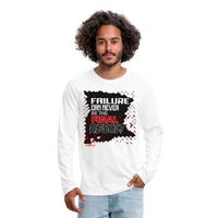 Men's FINAL RESULT Premium Long Sleeve T-Shirt - white