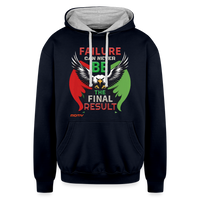 FINAL RESULT PALESTINE Edition 3 m/w Contrast Hoodie - navy/heather gray