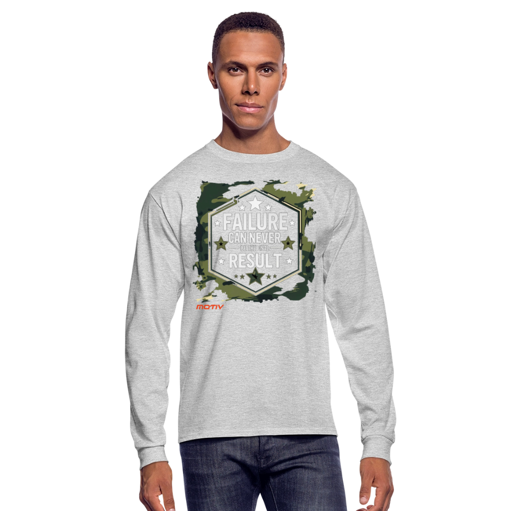 FINAL RESULT Men's Long Sleeve T-Shirt - heather gray