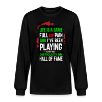 PALESTINE EDITION 2 LIFE IS A GAME Men's Organic Long Sleeve T-Shirt - black