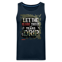 BLODD SWEAT & TEARS Men’s Premium Tank - deep navy