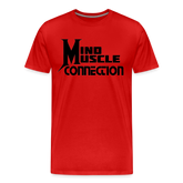 Mind Muscle Connection Men’s Premium Organic T-Shirt - red