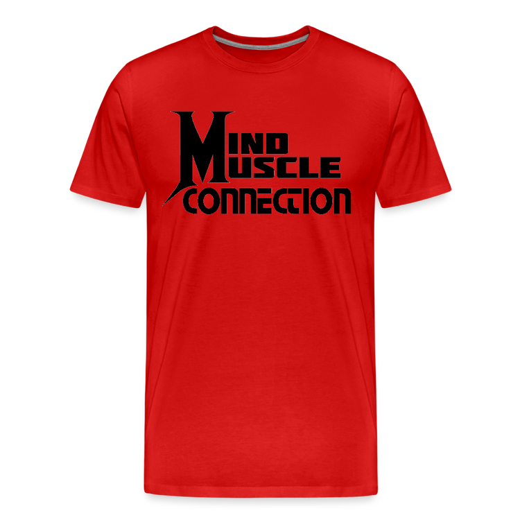 Mind Muscle Connection Men’s Premium Organic T-Shirt - red