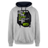 LIFE IS A GAME Contrast Hoodie - heather gray/navy