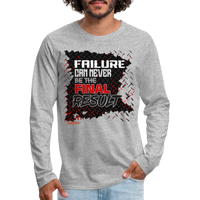 Men's FINAL RESULT Premium Long Sleeve T-Shirt - heather gray