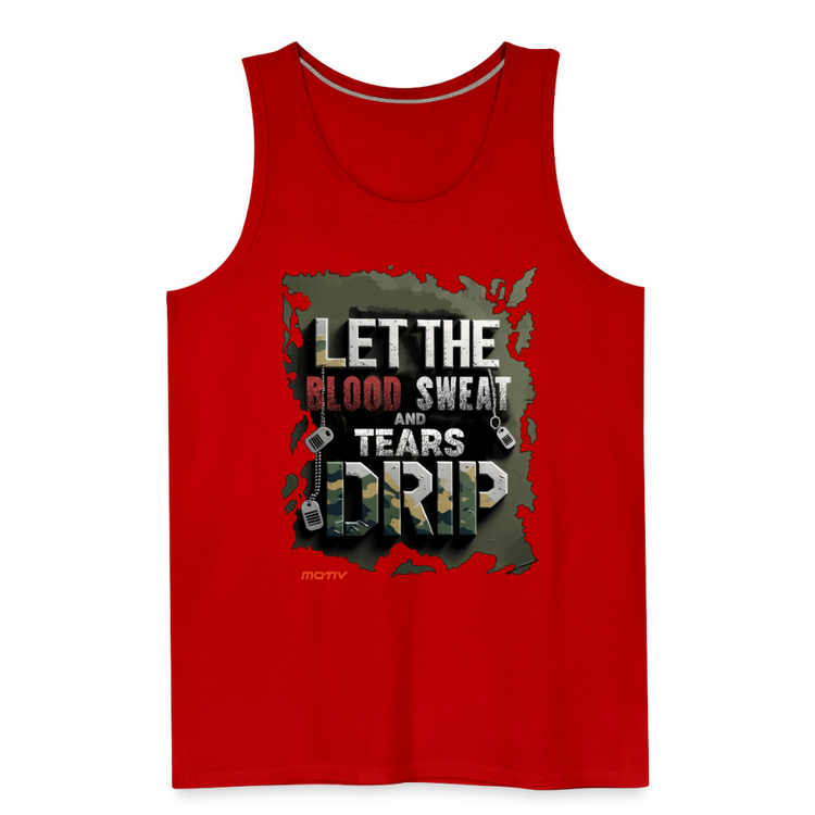 BLODD SWEAT & TEARS Men’s Premium Tank - red