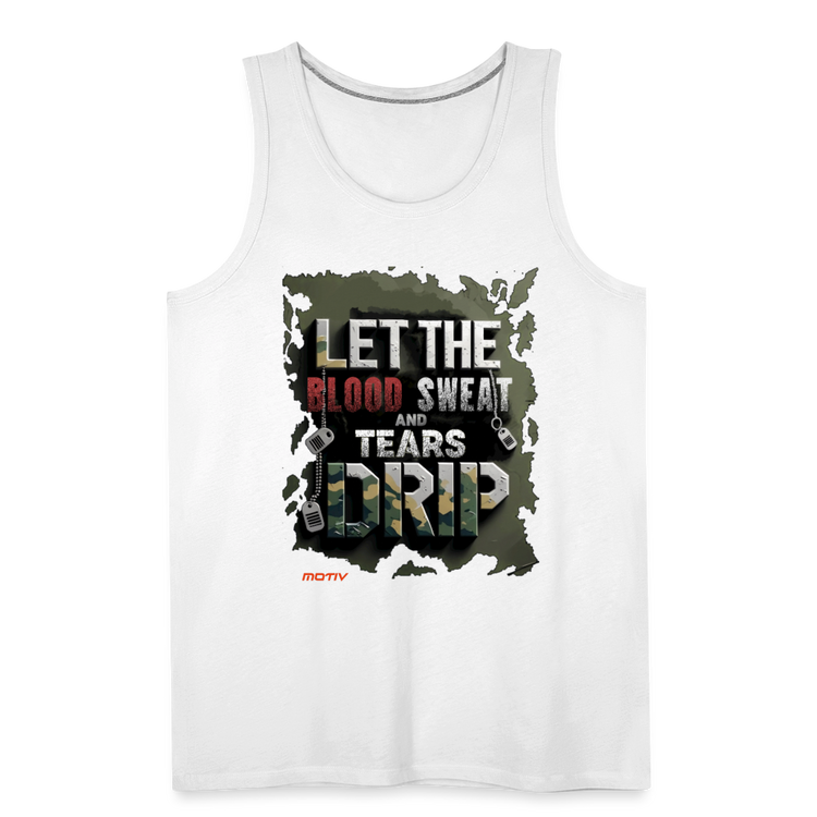 BLODD SWEAT & TEARS Men’s Premium Tank - white