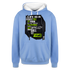 LIFE IS A GAME Contrast Hoodie - sky blue/white