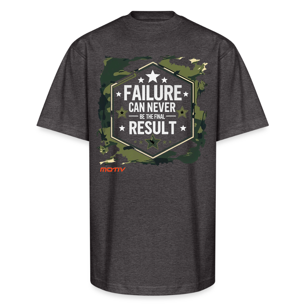 Final Result long premium quality T-Shirt - charcoal grey