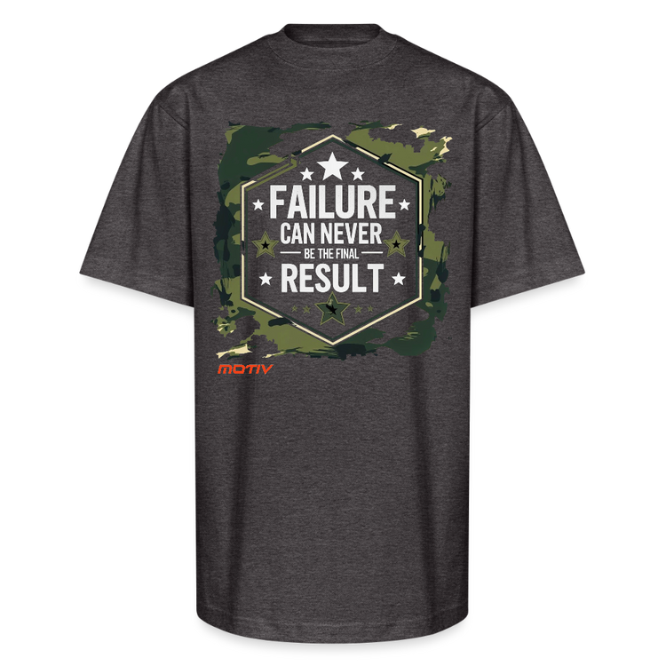 Final Result long premium quality T-Shirt - charcoal grey