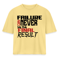 FINAL RESULT Women's Cropped T-Shirt - washed yellow