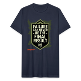 Final Result Jersey T-Shirt by Bella + Canvas - navy