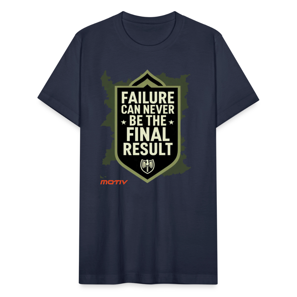 Final Result Jersey T-Shirt by Bella + Canvas - navy