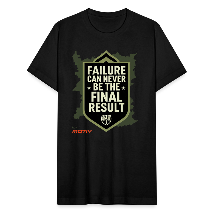 Final Result Jersey T-Shirt by Bella + Canvas - black