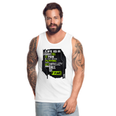 LIFE IS A GAME Men’s Premium Tank - white