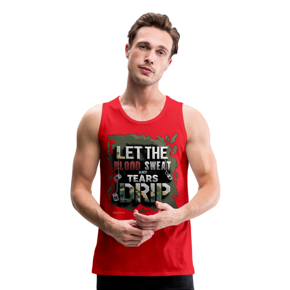 BLODD SWEAT & TEARS Men’s Premium Tank - red
