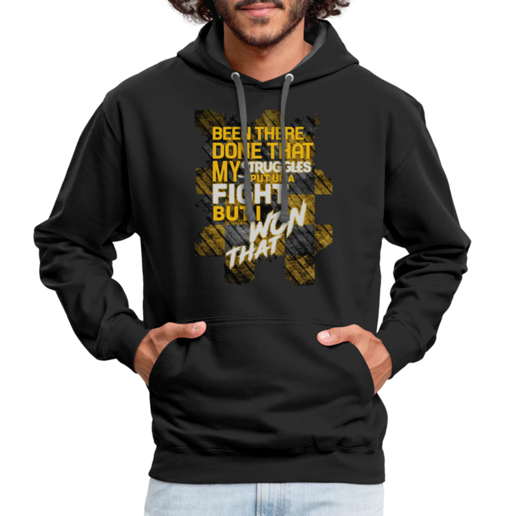 Been There Done That premium Hoodie - black/asphalt