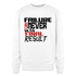 FINAL RESULT Oversized Crewneck Sweatshirt - white