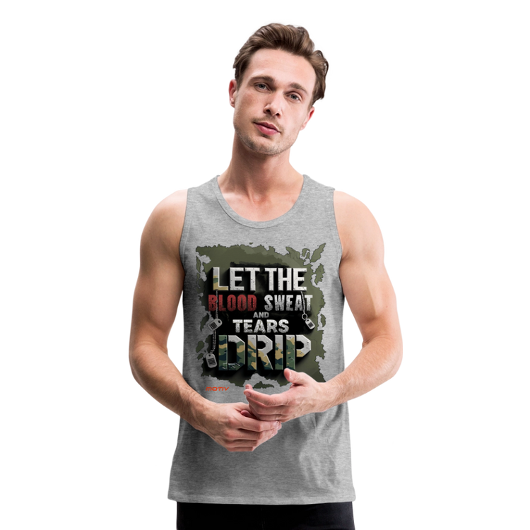 BLODD SWEAT & TEARS Men’s Premium Tank - heather gray