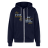 Aim For Success Premium Full Zip Hoodie - navy