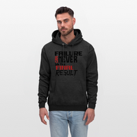 FINAL RESULT Men's Hoodie - charcoal grey