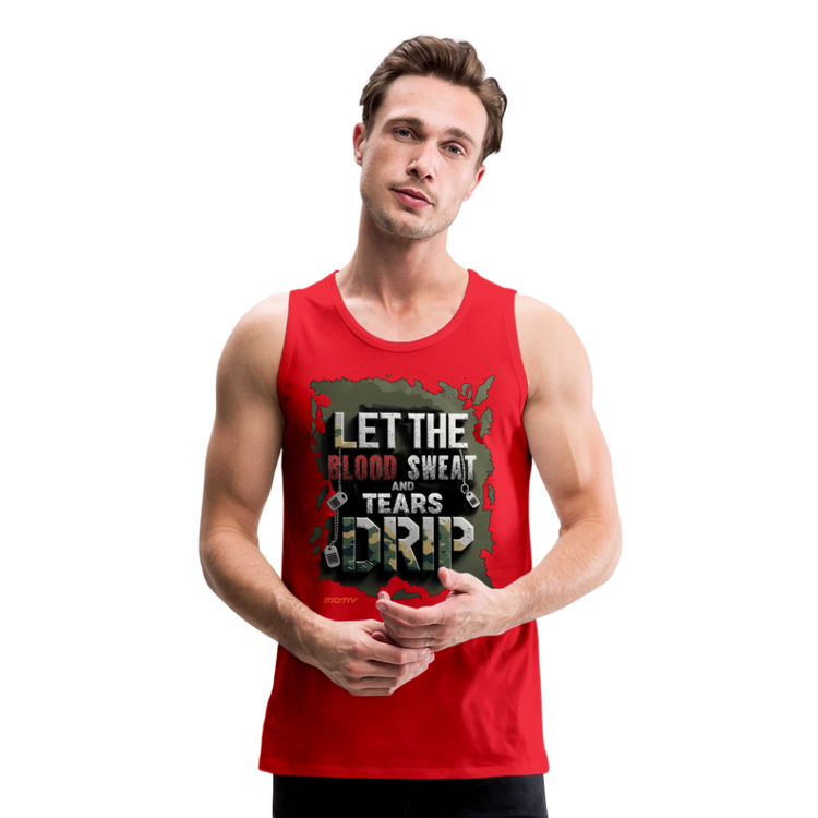 BLODD SWEAT & TEARS Men’s Premium Tank - red